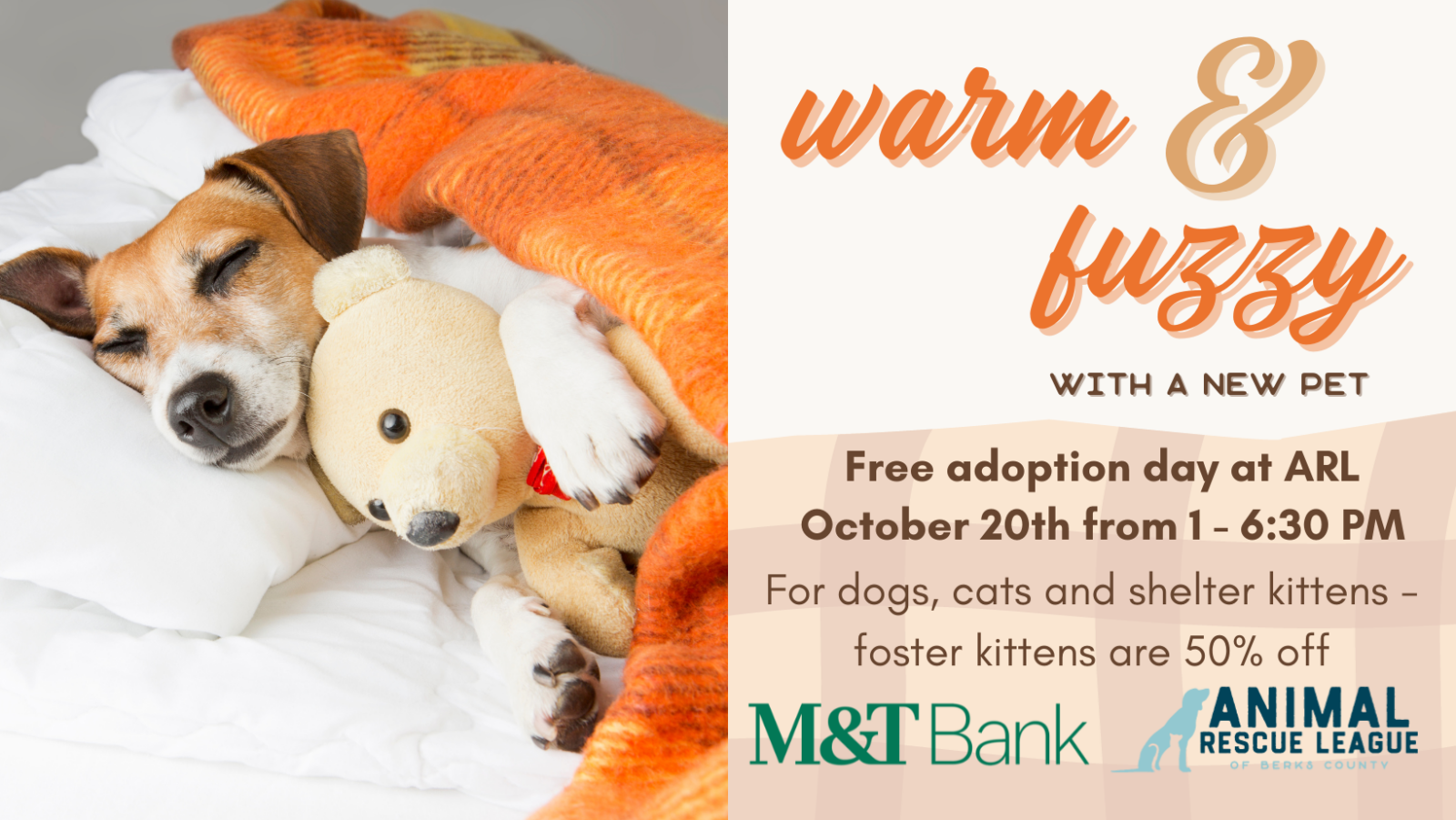 M&T Bank to host free adoption day at the ARL